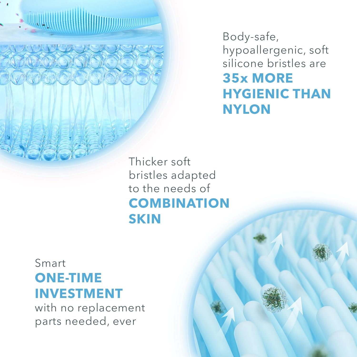FOREO LUNA 3 Facial Cleansing Brush Combination skin Blue MSRP219 - Image 4